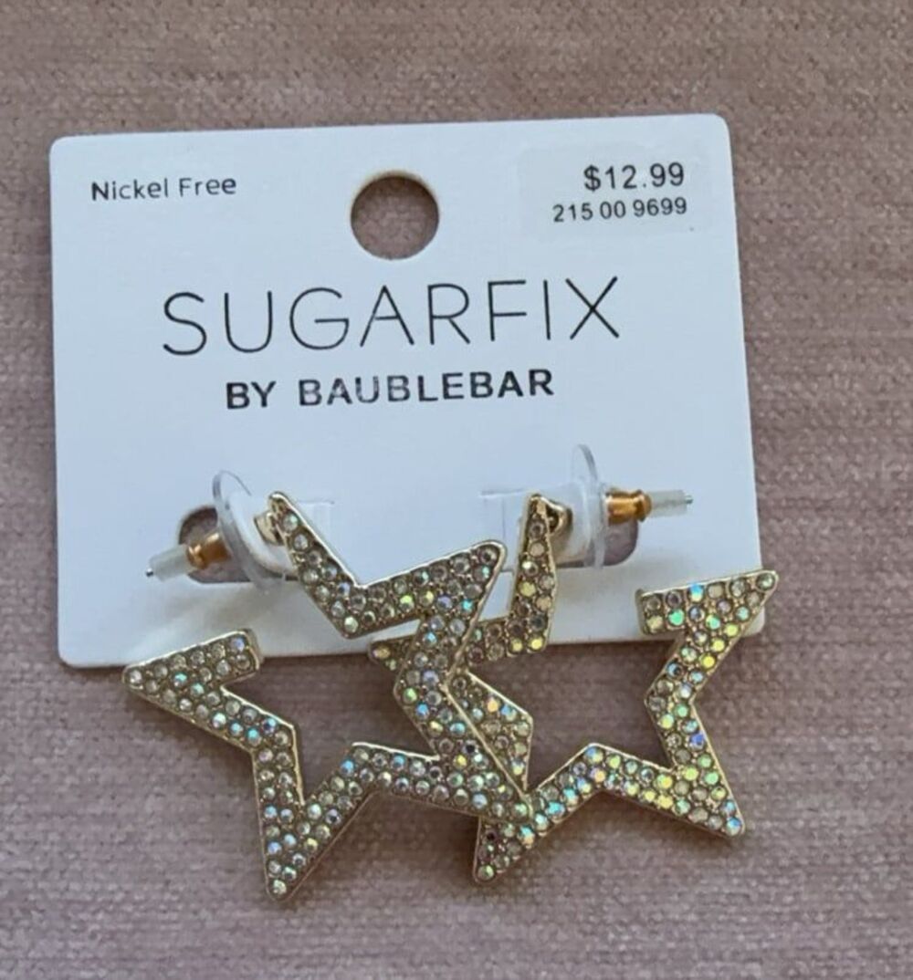 Sugarfix by BaubleBar Pave Star Earrings